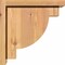 Ekena Millwork Alpine Smooth Corbel w/Backplate, Western Red Cedar, 5 1/2"W x 12"D x 12"H COR06X12X12ALP01SWR - alternate 4